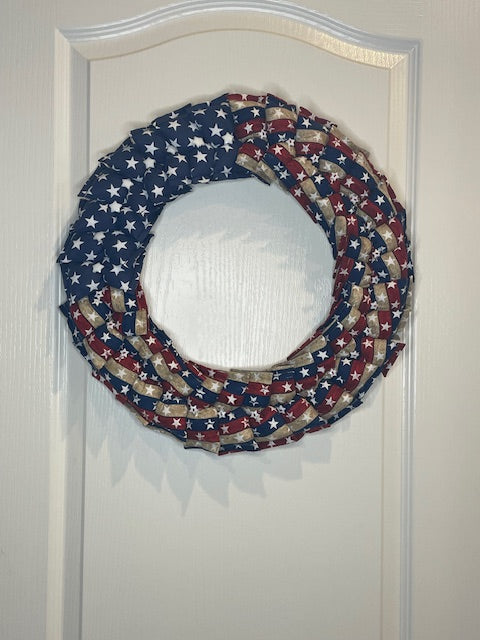 16" Patriotic Wreath #17