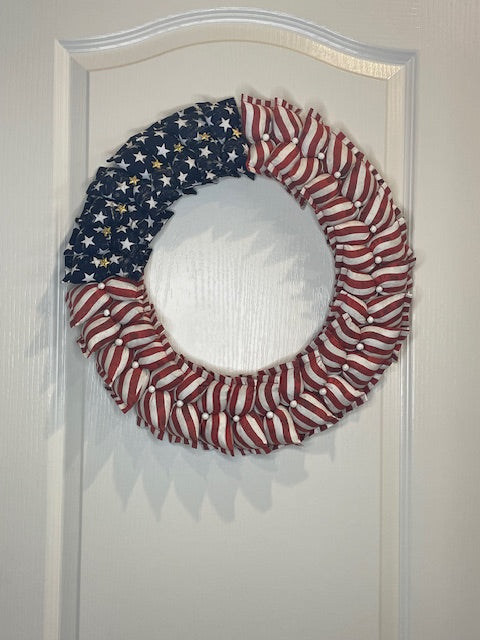 16" Patriotic Wreath #16