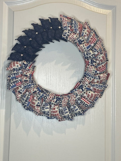 14" Patriotic Wreath #19