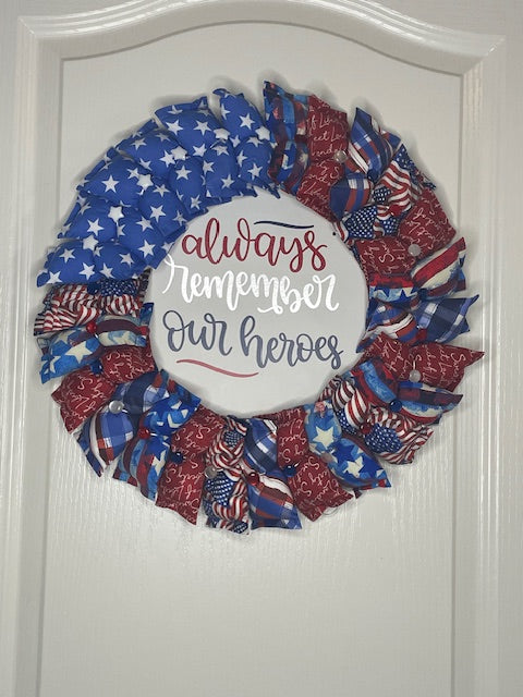 14" Patriotic Wreath #20