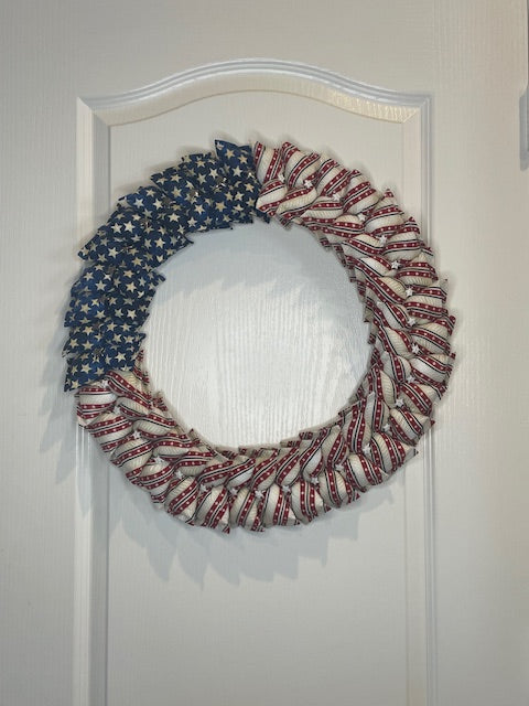 18" Patriotic Wreath #14