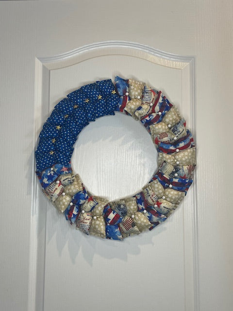 16" Patriotic Wreath #9