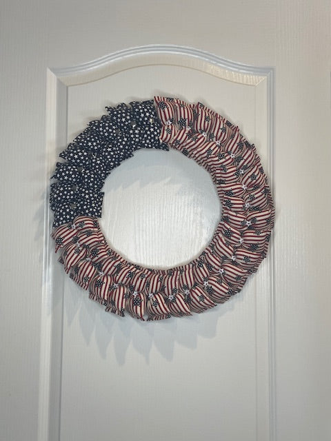 16" Patriotic Wreath #13