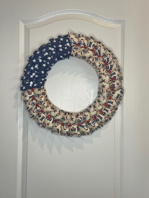 16" Patriotic Wreath #11