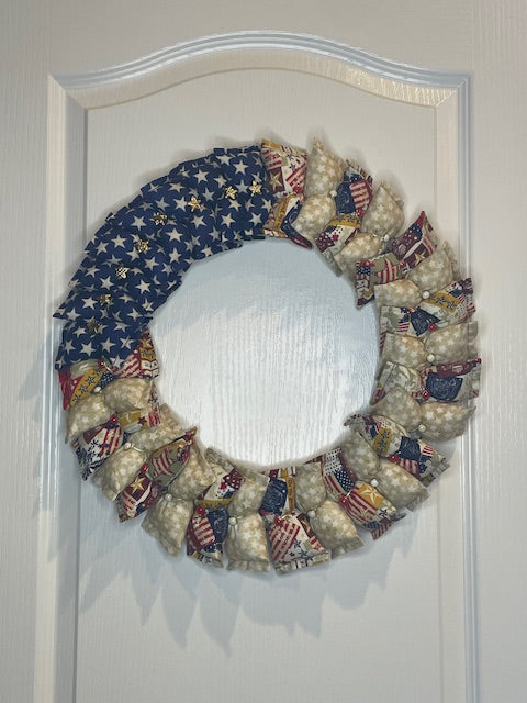 16" Patriotic Wreath #25