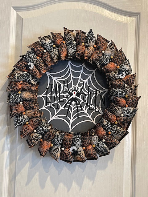 16" Spider Web Wreath #31