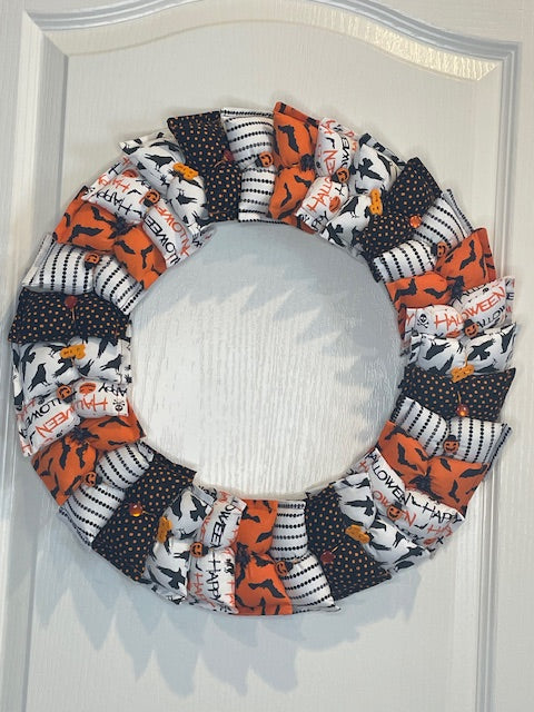 16" Boo Halloween Wreath #33