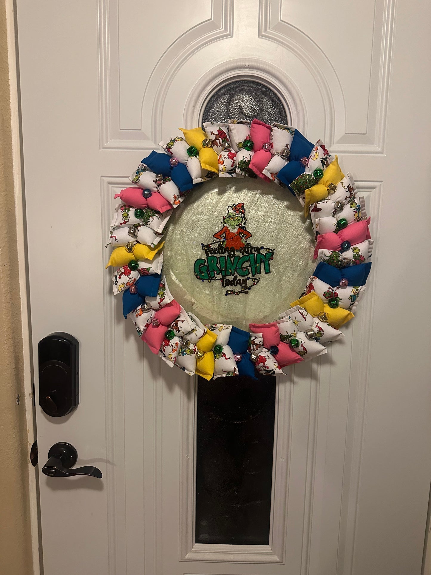 18" Feeling Grinchy Wreath