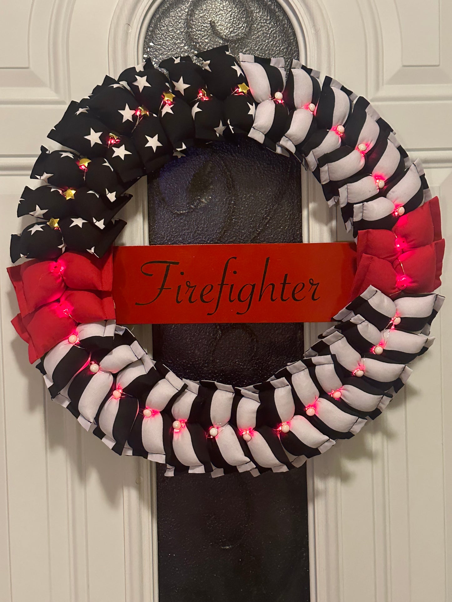 16" First Responders Firefighter Wreath #3