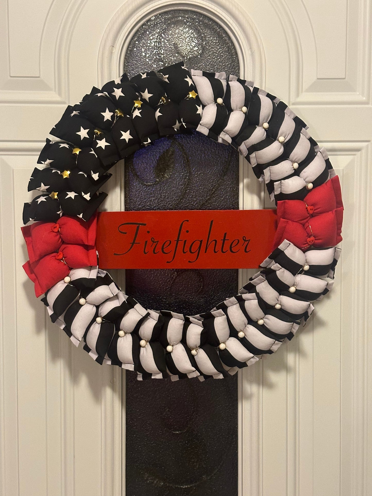 16" First Responders Firefighter Wreath #3